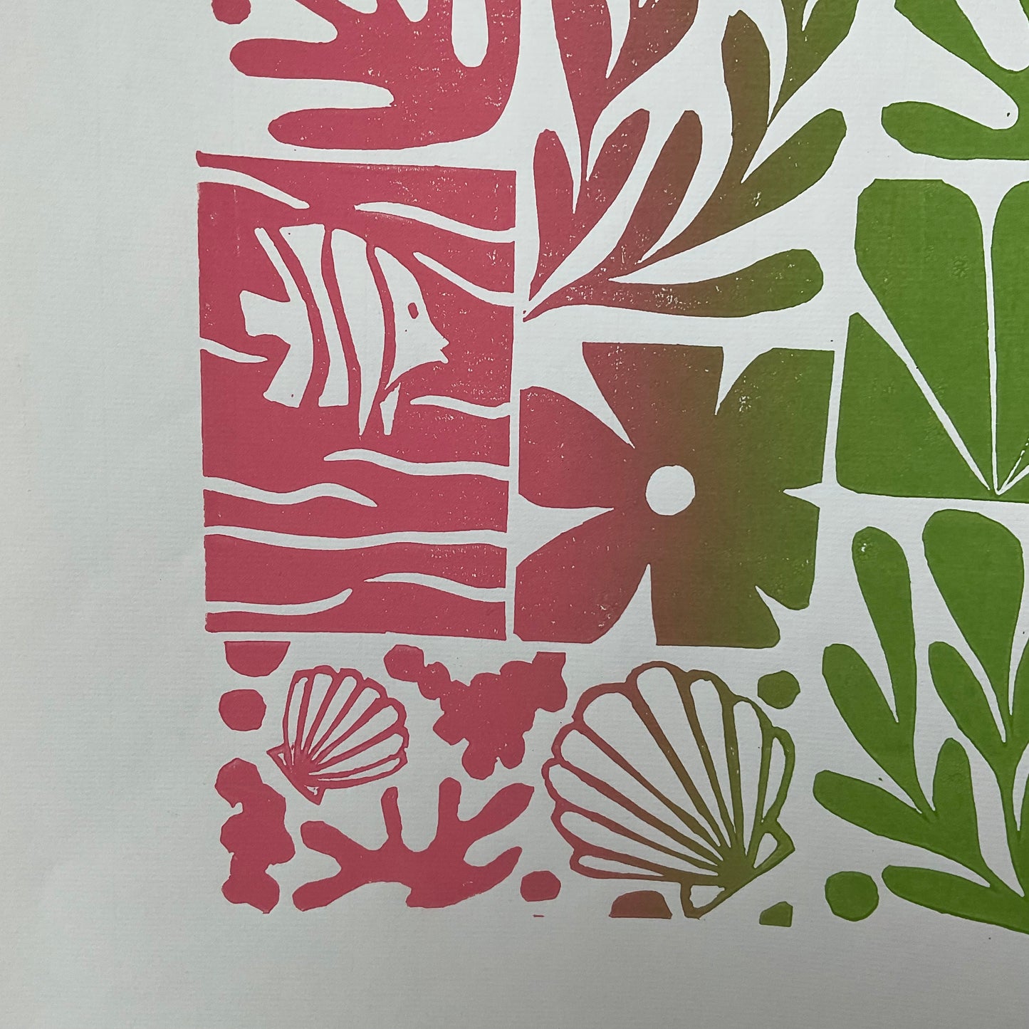 Summervibes (roos-groen)