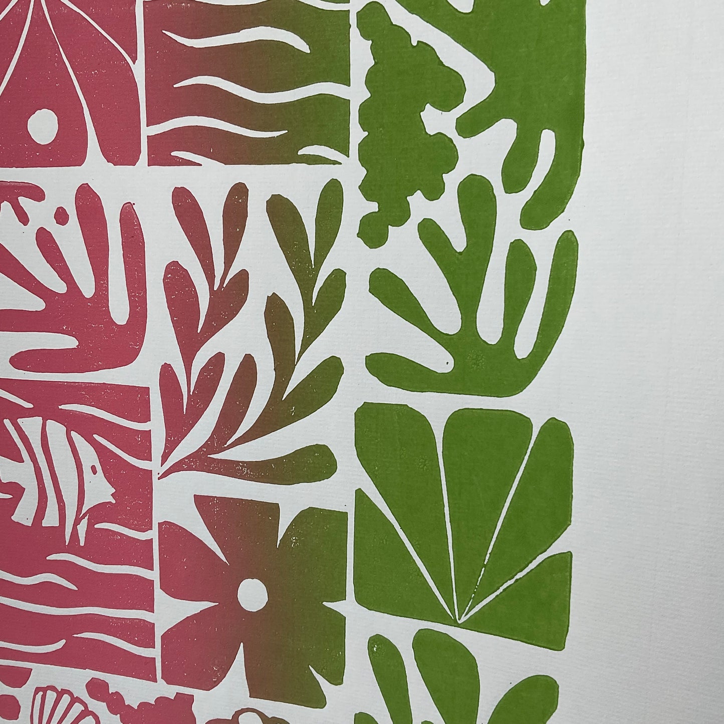 Summervibes (roos-groen)